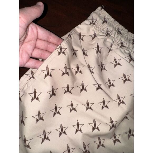 Jeffree Star Mens Beige/Tan Swim Trunks Size Large - Picture 2 of 6